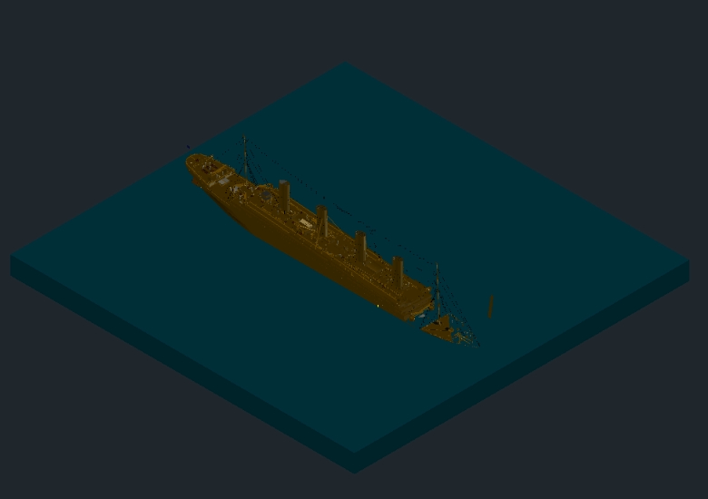Theory Sinking Titanic 2012 Part 3 In Autocad Cad 4 3 Mb