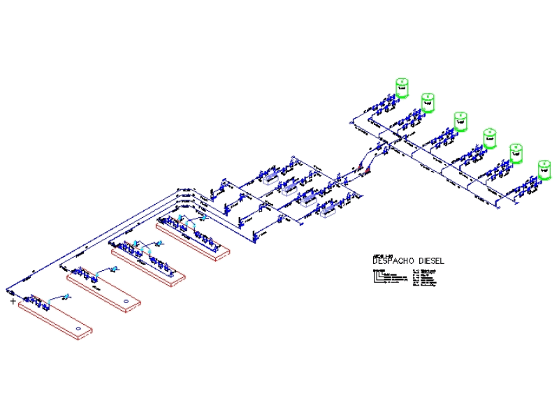 Isometric office diesel. in AutoCAD CAD download (156.95 KB) Bibliocad