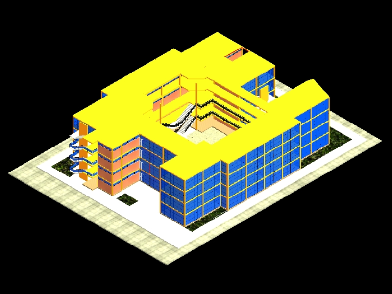 Faculty of architecture in 3d