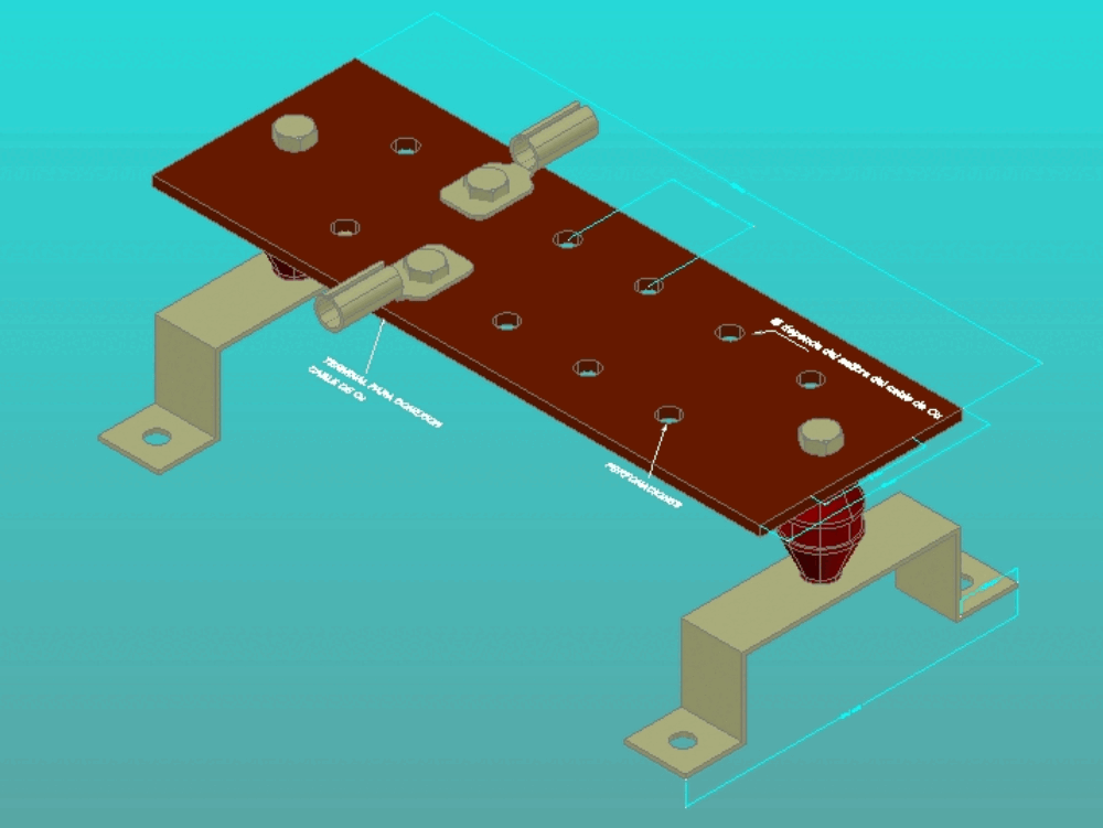 Barra Equipotencial 3D