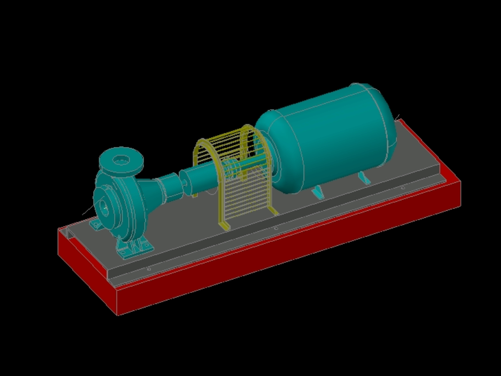Bomba centrifuga en 3D