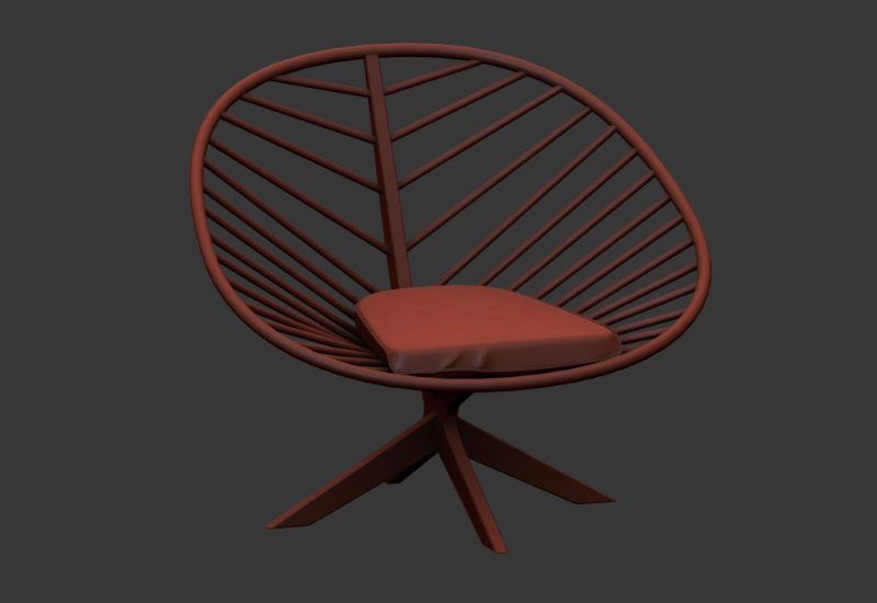 Cadeira 3D individual