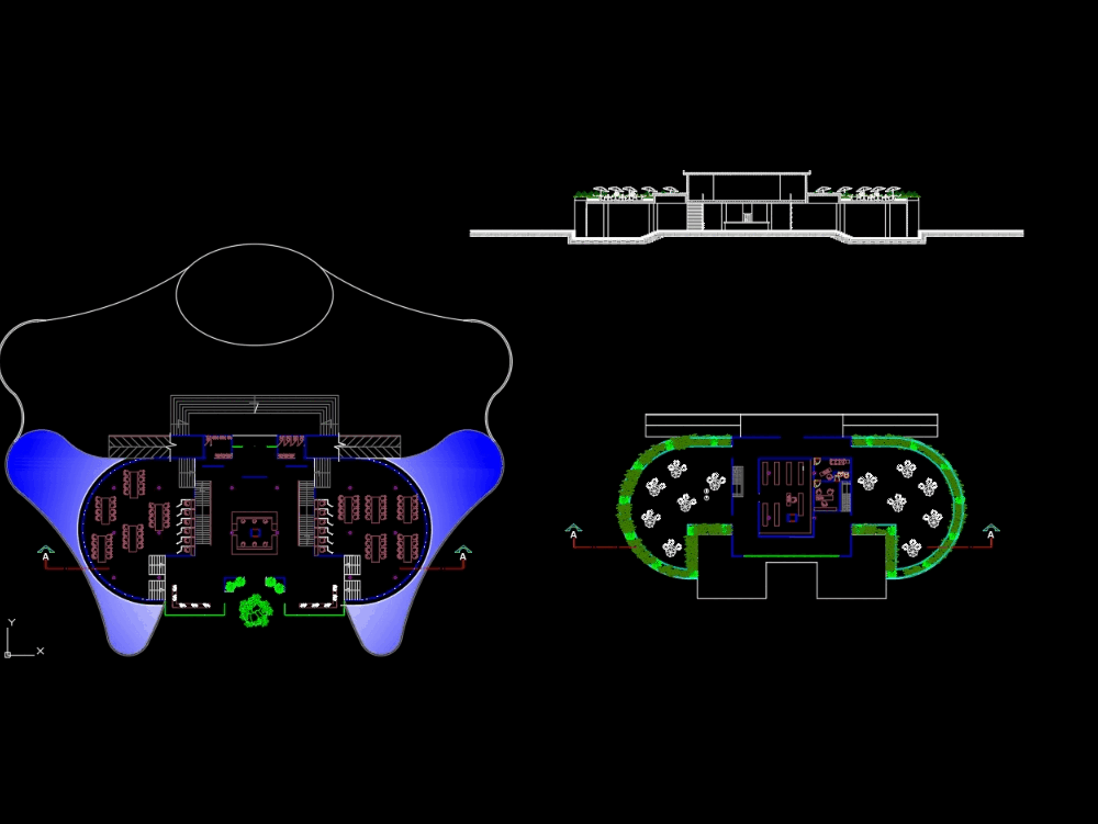 Bibliothek in AutoCAD | Kostenlos CAD herunterladen (723 ...