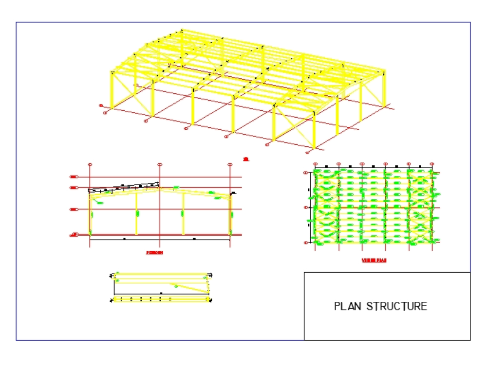 Industrial warehouse structure.