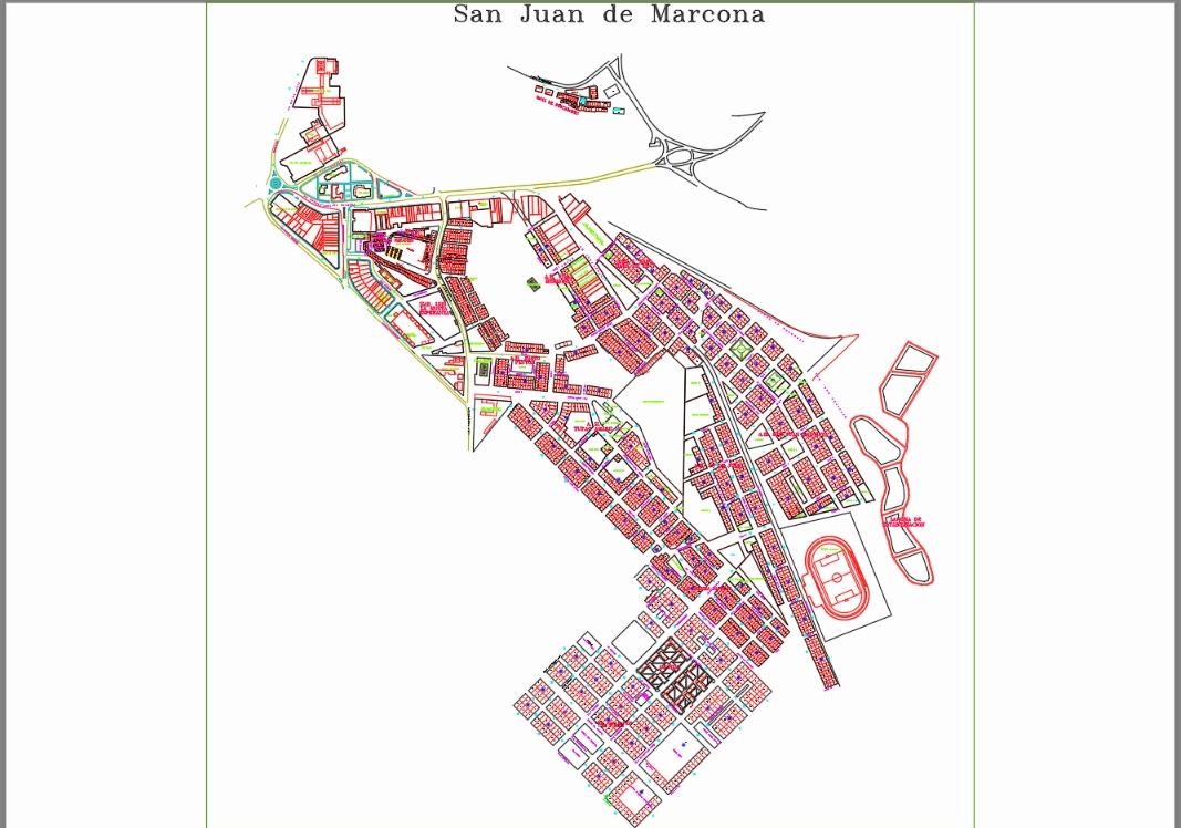 Basic plans of urban area values