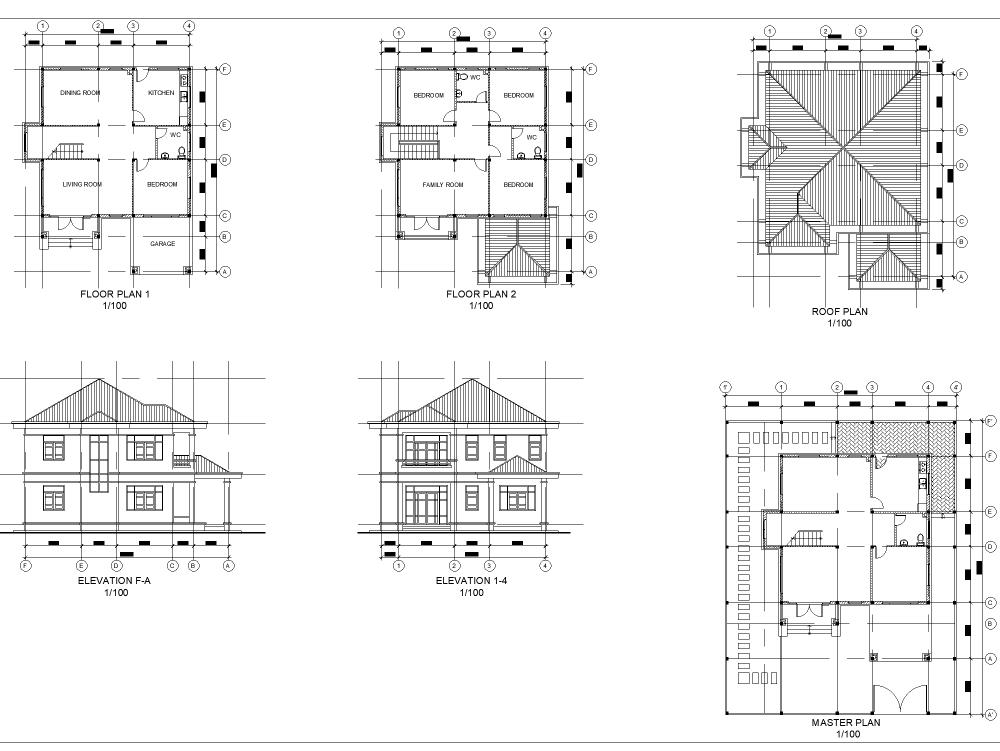 House in vietnam in AutoCAD | Download CAD free (172.66 KB ... sample of electrical plan 