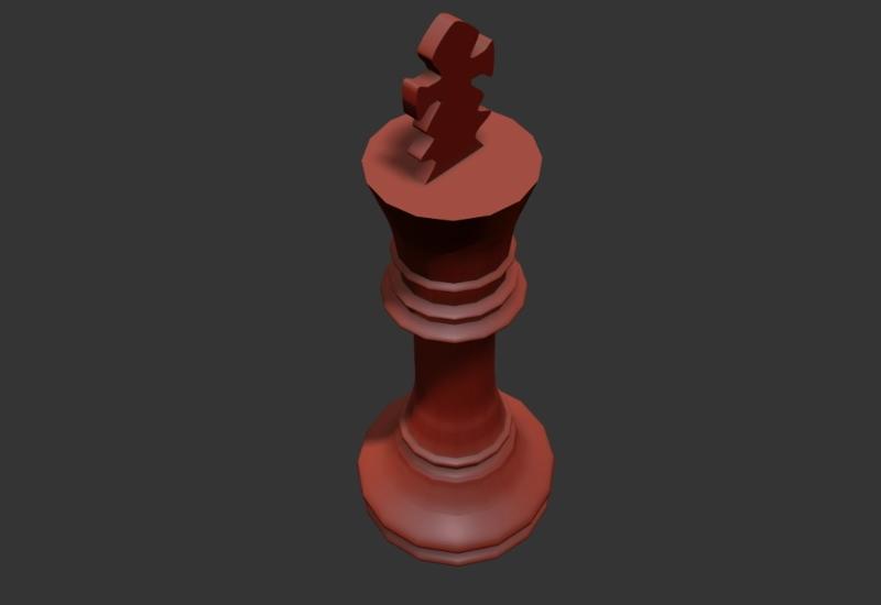 Pieza de ajedrez 3D