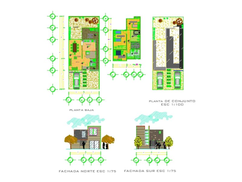 Zuhause in AutoCAD | CAD Download (1.12 MB) | Bibliocad