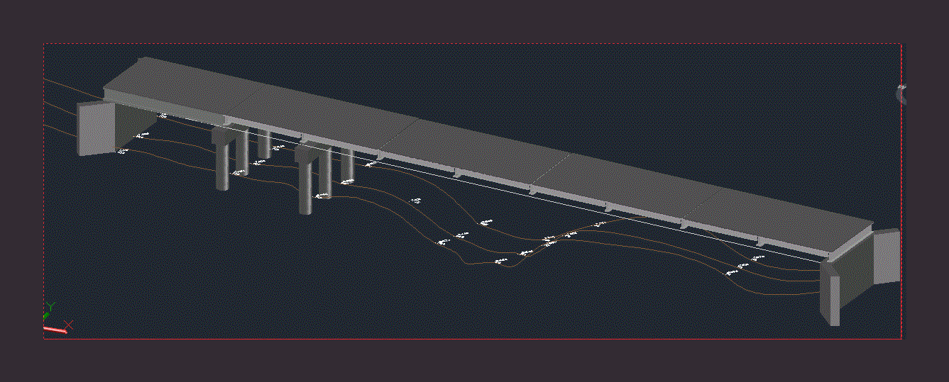 Perfil de Puente - 3D