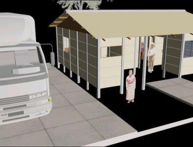 3D MODEL MANUFACTURED HOME
