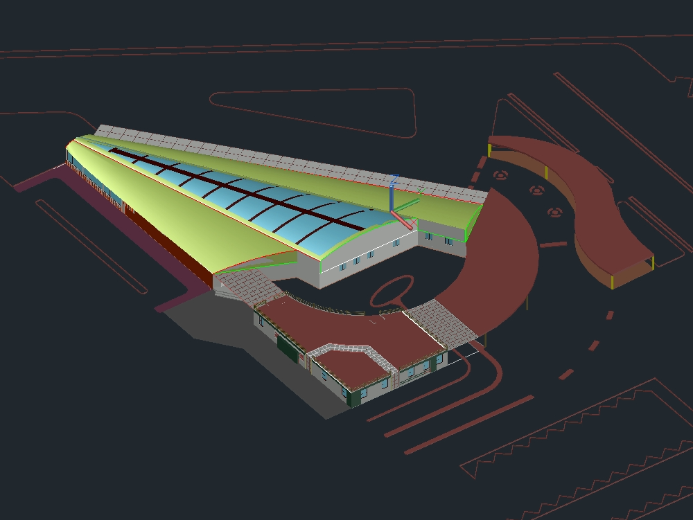 Terminal de Buses 3D