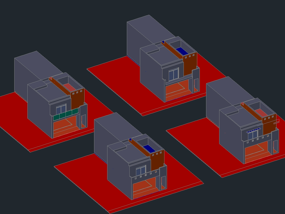 3D-Häuser