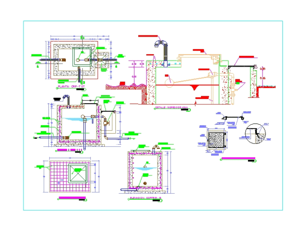 Breaking chamber pressure in AutoCAD | CAD download (2.56 MB) | Bibliocad