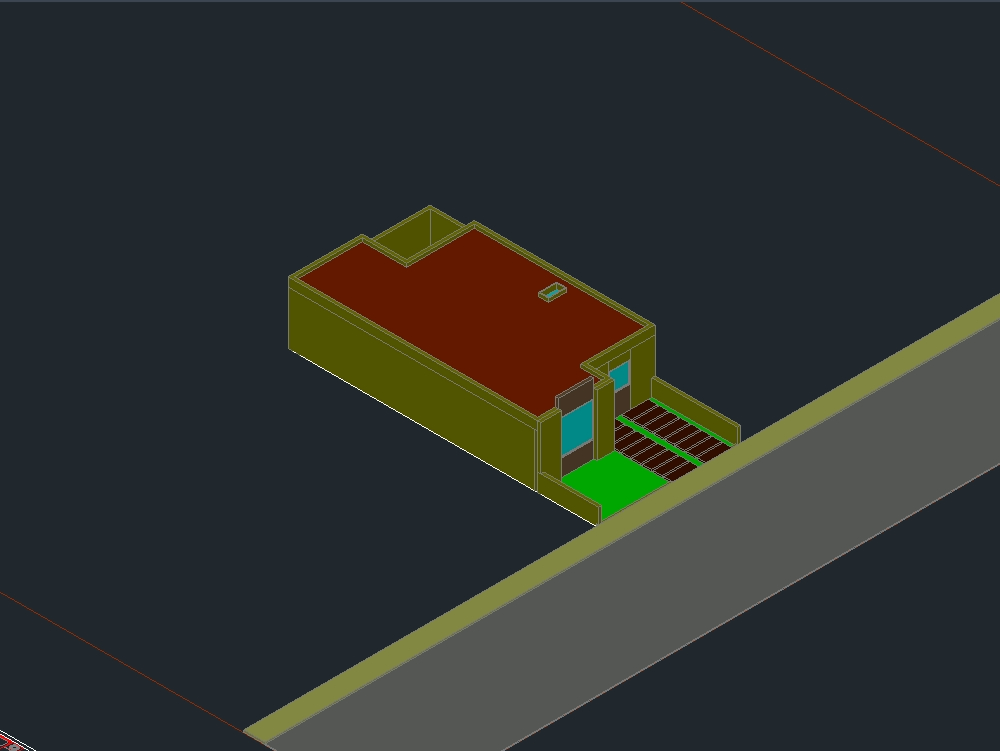 Modelo 3D de habitação