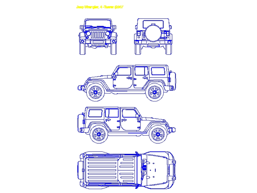 Camioneta Jeep Wrangler (2007)