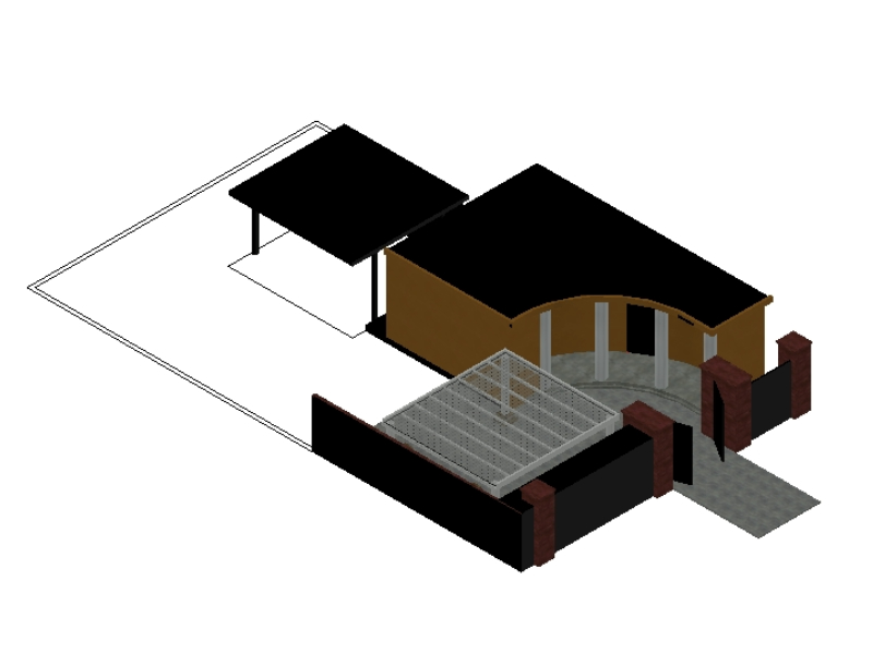 Small house in 3d