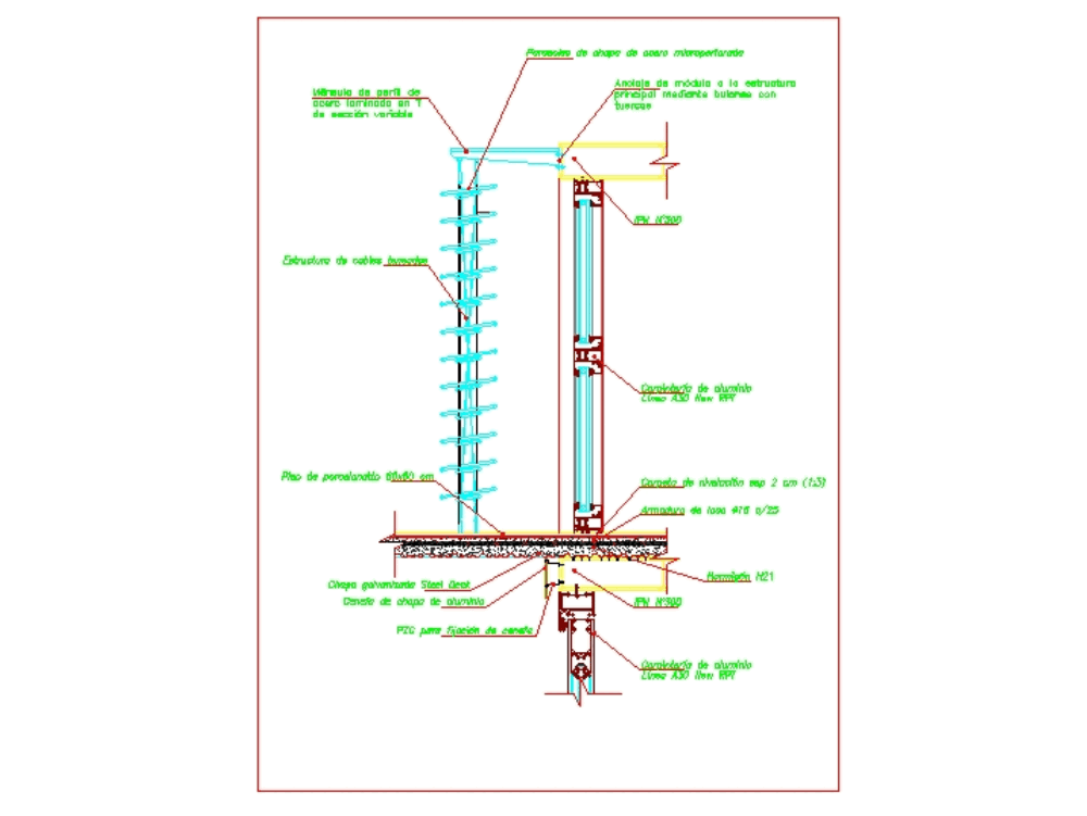 Detalle parasol en AutoCAD | Descargar CAD (137.4 KB) | Bibliocad
