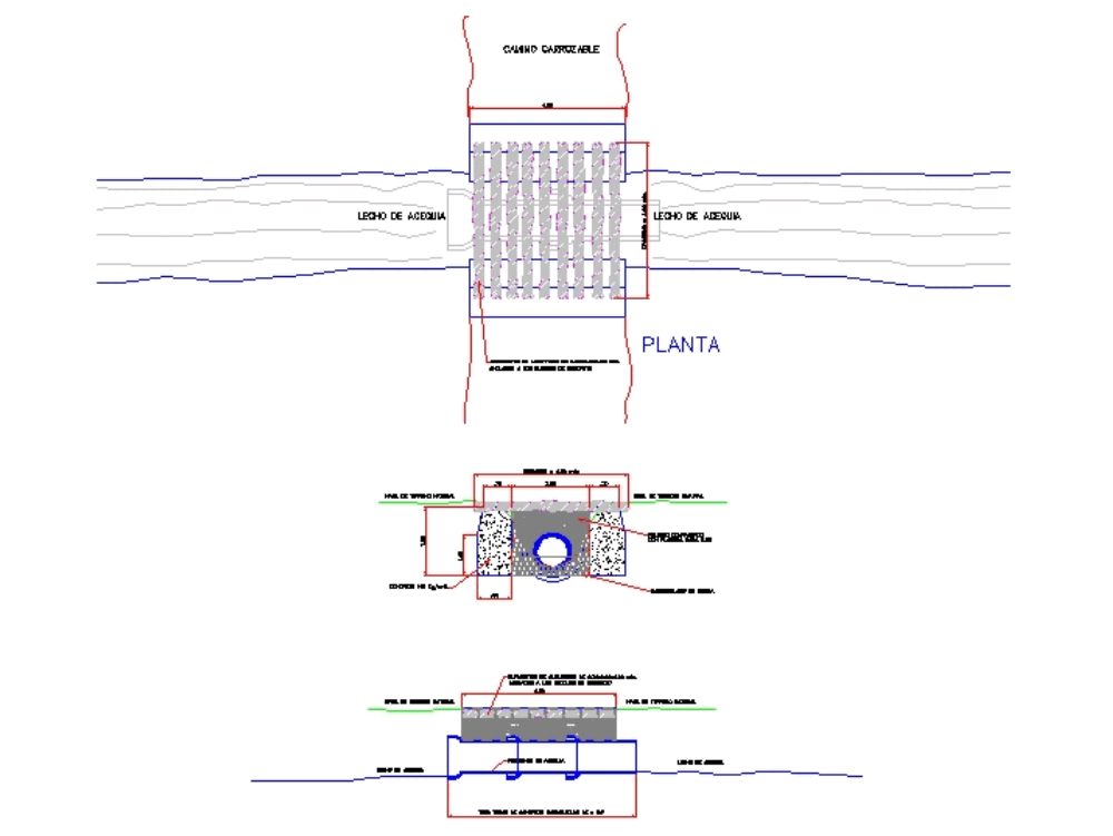 Detail sewer