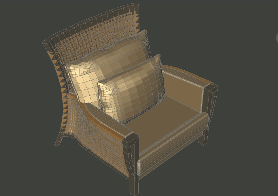 fauteuil 3D