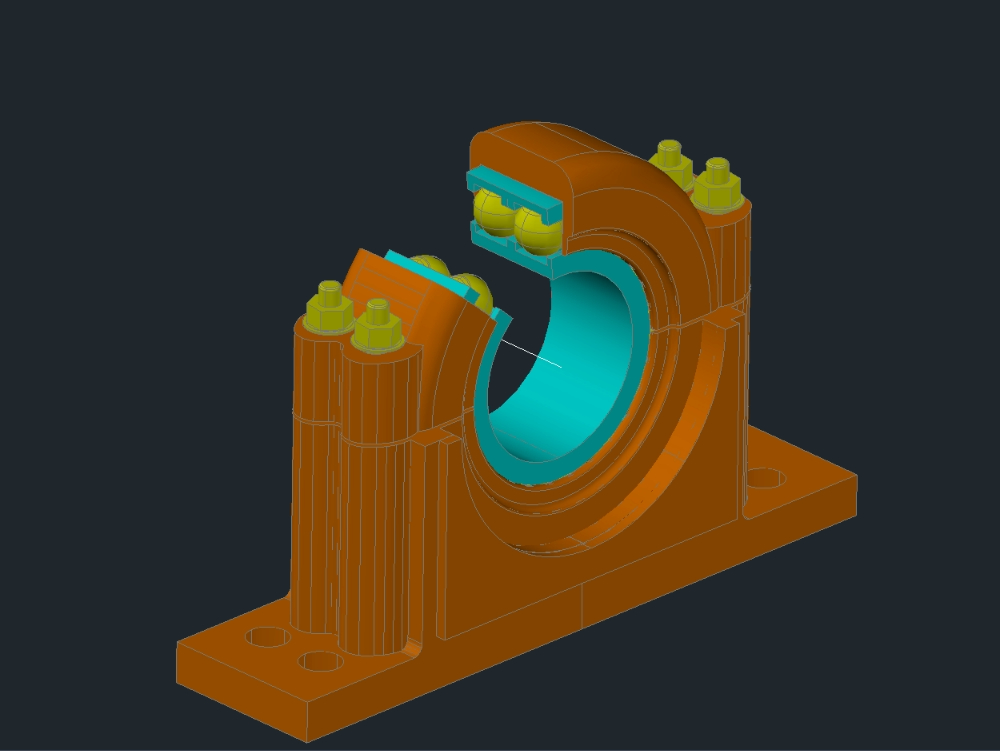 Bearing for 3d axis