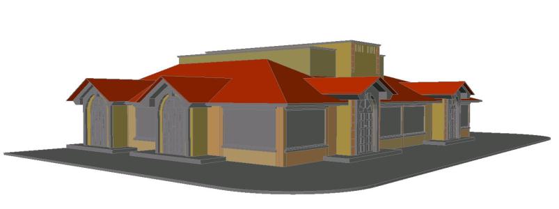 3d community house project