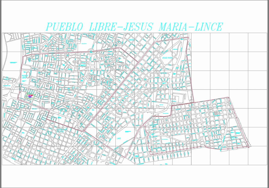 Distrito De Pueblo Libre En Autocad Descargar Cad Gratis 42613 Kb Bibliocad 2799