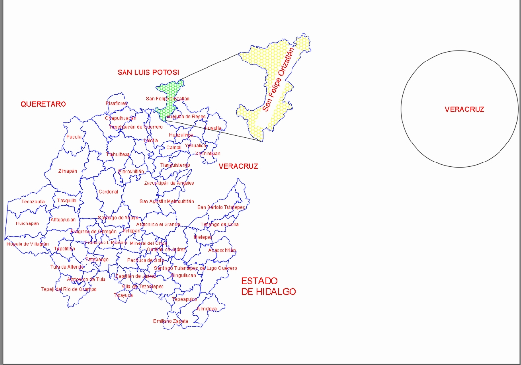hidalgo state map