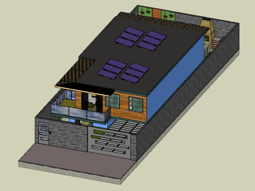 3D - maison de famille