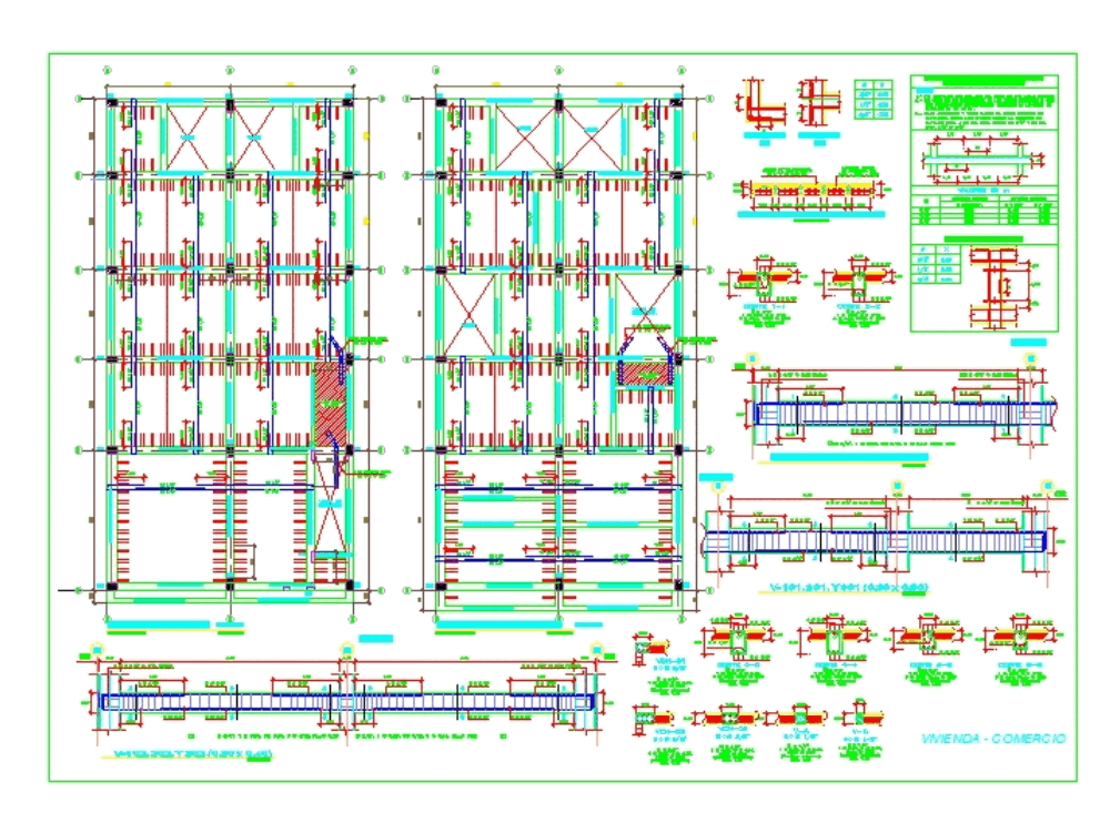 Details Structure Housing Lightened