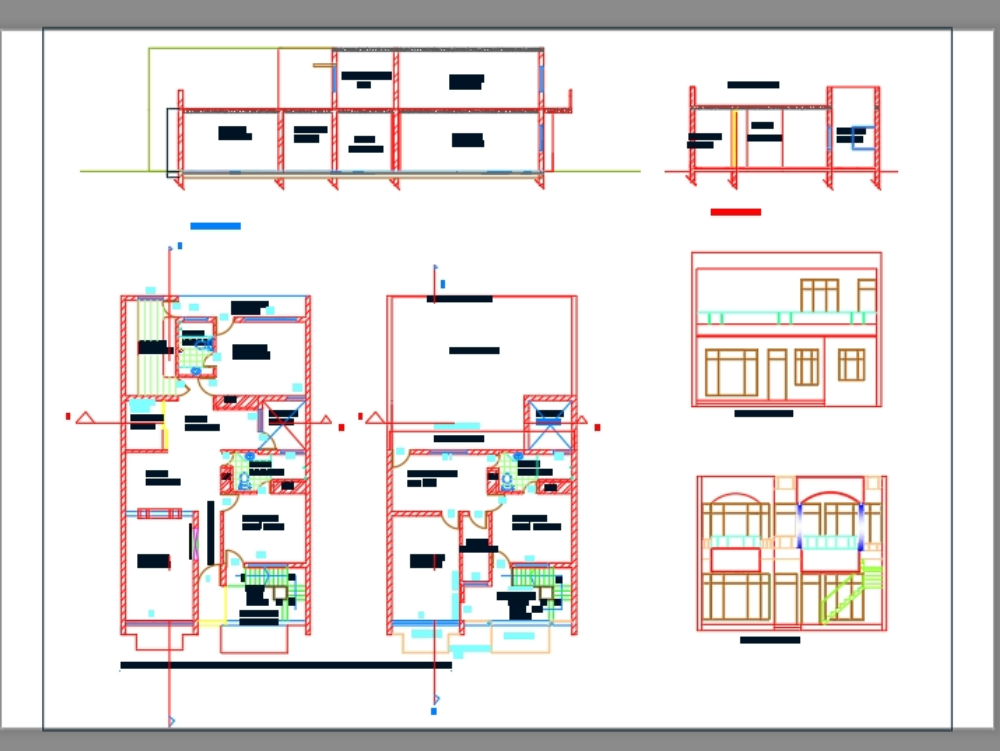 Diseño de  pequeña residencia