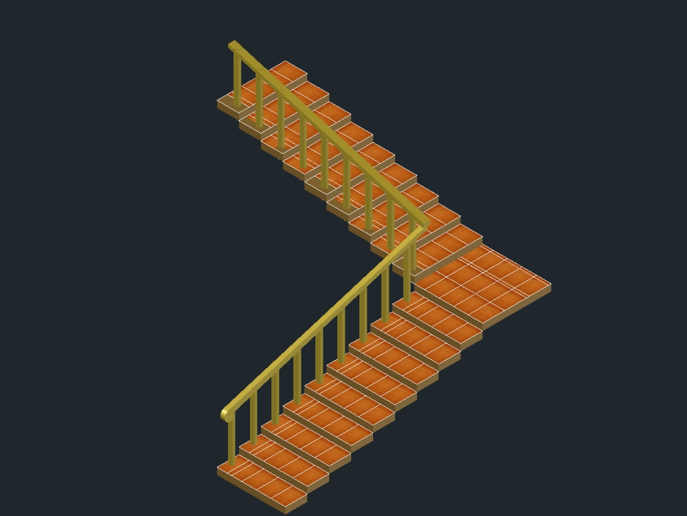 escalier 3D