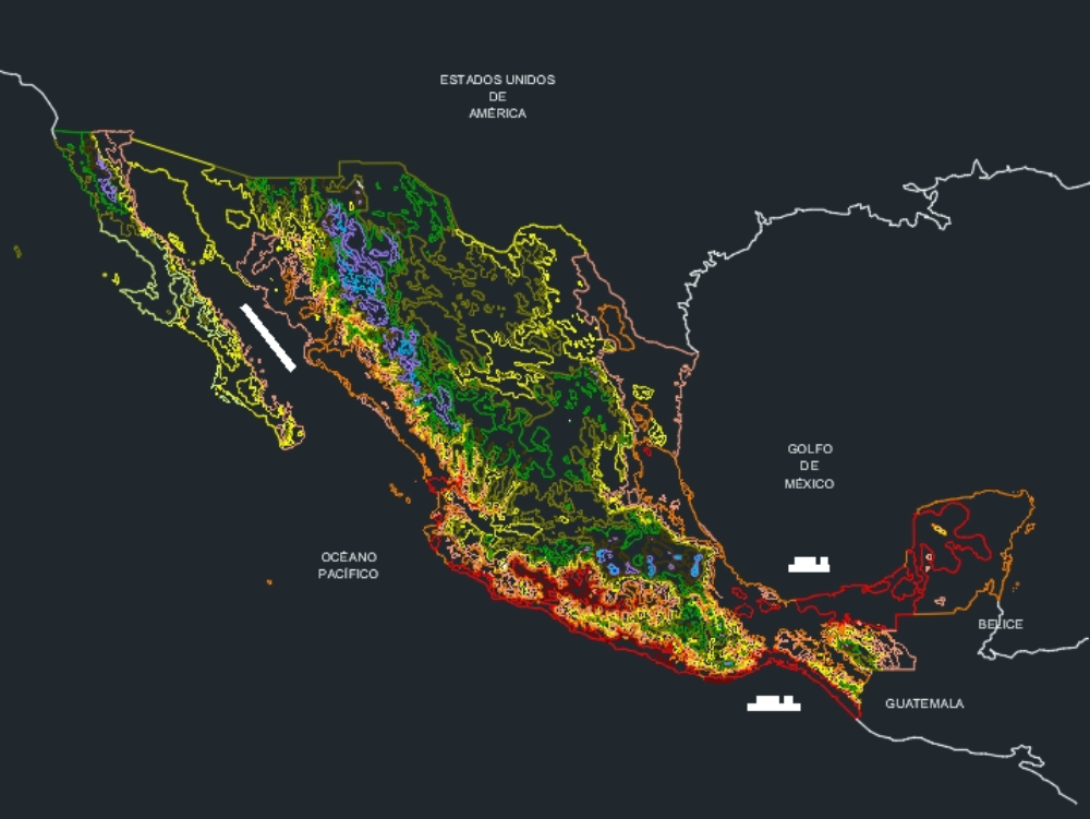 République mexicaine (isothermes)