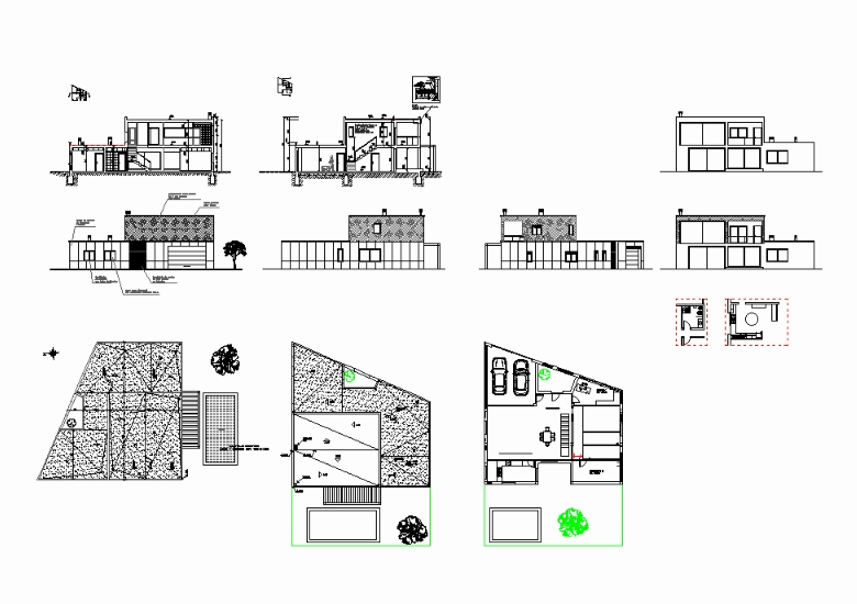 Casa do projeto em AutoCAD | Baixar CAD Grátis (591.35 KB) | Bibliocad