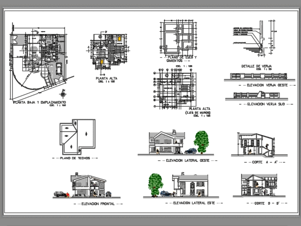 52+ Small House Dwg Free, Great House Plan!