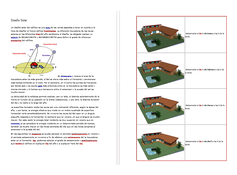 Design solar para habitação unifamiliar