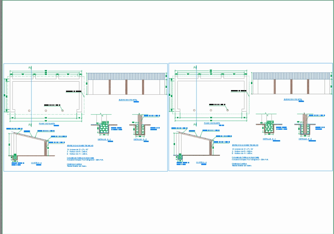 Shed plan in AutoCAD Download CAD free (128.35 KB 