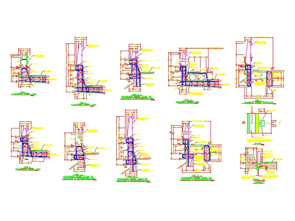 Bridge benches in AutoCAD | CAD download (663.6 KB) | Bibliocad