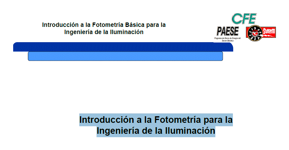 INTRODUCTION TO THE PHOTOMETRY