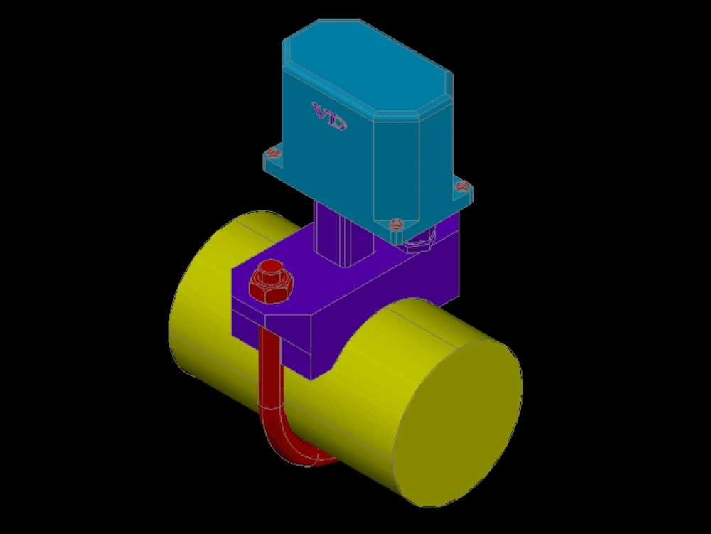 Flow switch d100 en AutoCAD | Descargar CAD gratis (413.89 ... system design diagram 