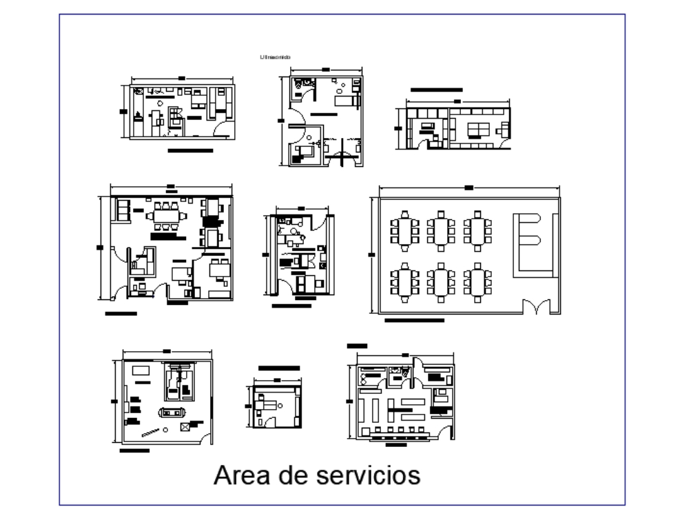 Areas de servicios