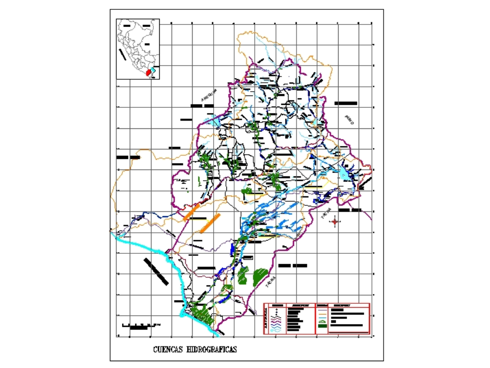 Moquegua hydric map