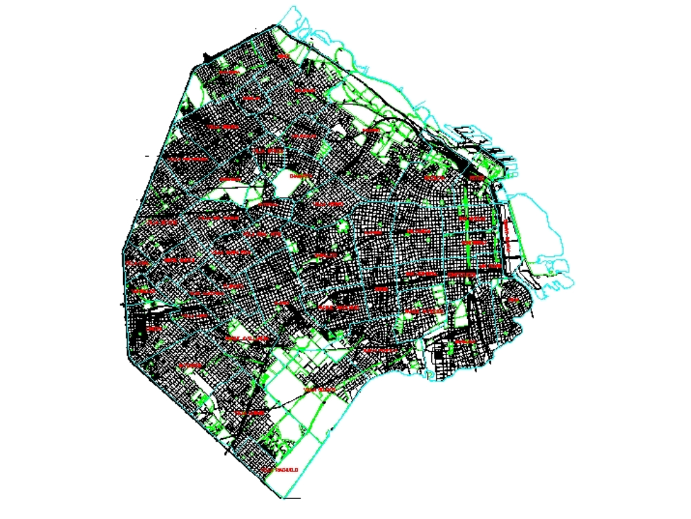 Cadastre of the city of Buenos Aires