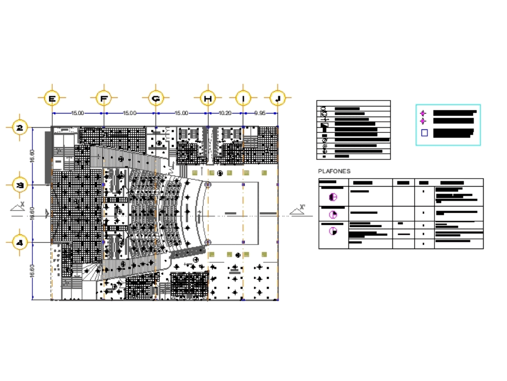 Plafon en AutoCAD | Descargar CAD (619.62 KB) | Bibliocad