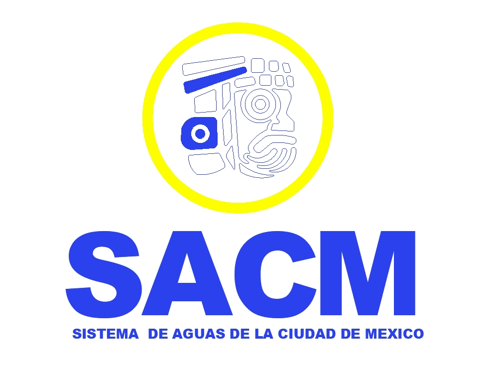 Logotipo Sistema de Aguas de la Ciudad de México; SACM