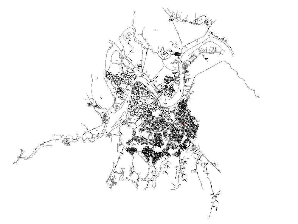 Plan de la ville de Valdivia