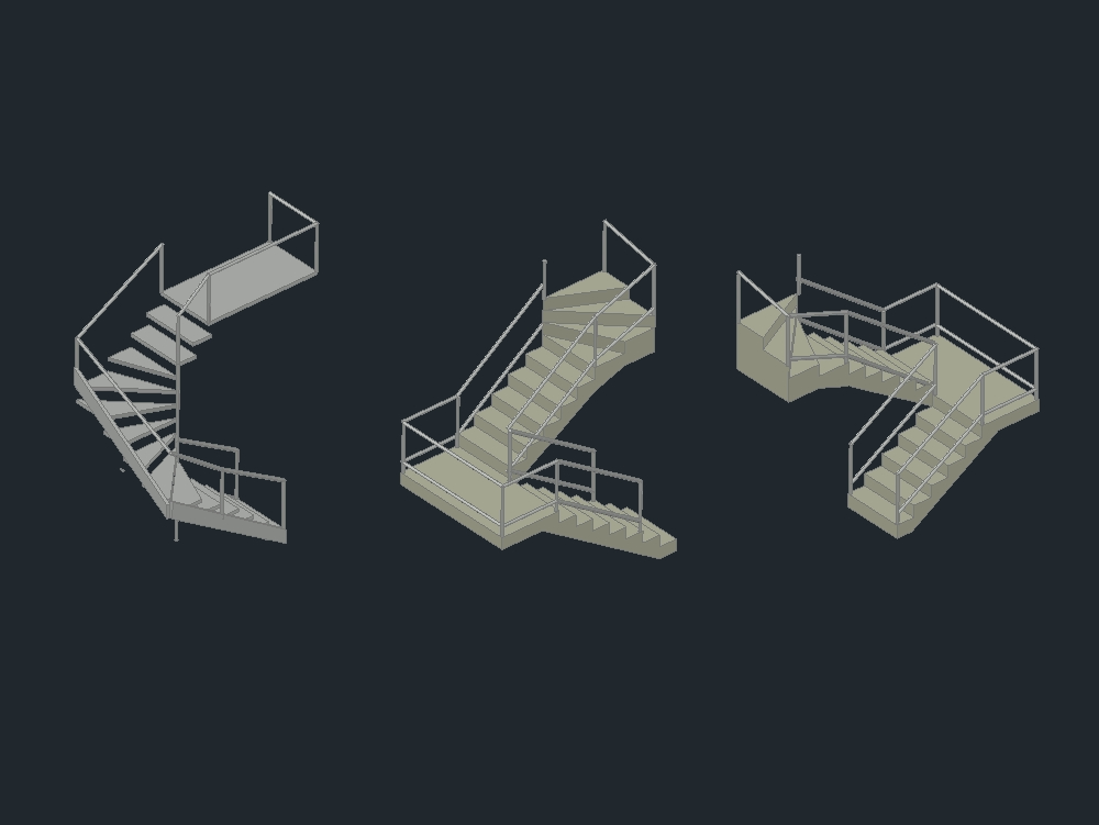 escadas 3D