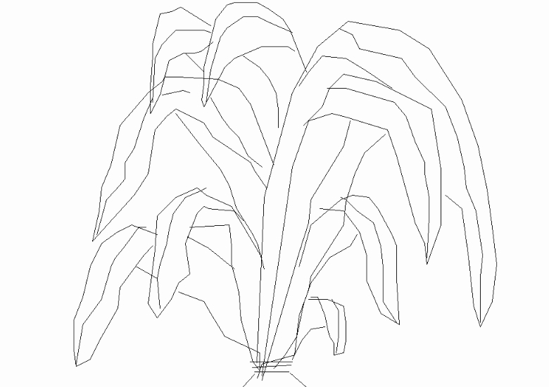 Végétation 2D
