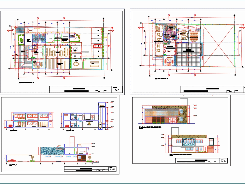 Centro Cultural En Autocad Descargar Cad Gratis 687 35 Kb Bibliocad