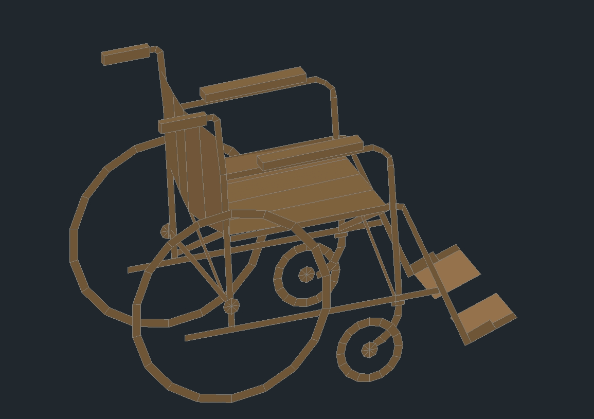 3D Wheel Chair