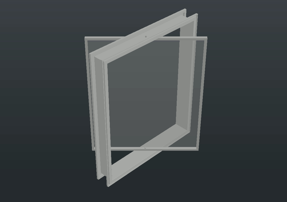 Vertical Tilt Window - 3D